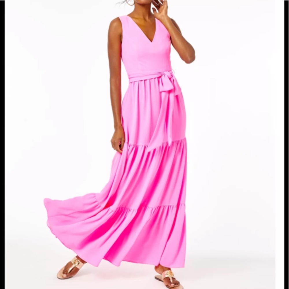 Lilly Pulitzer tiered maxi dress